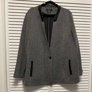 Addition Elle Light Grey Tweed Jacket size 24